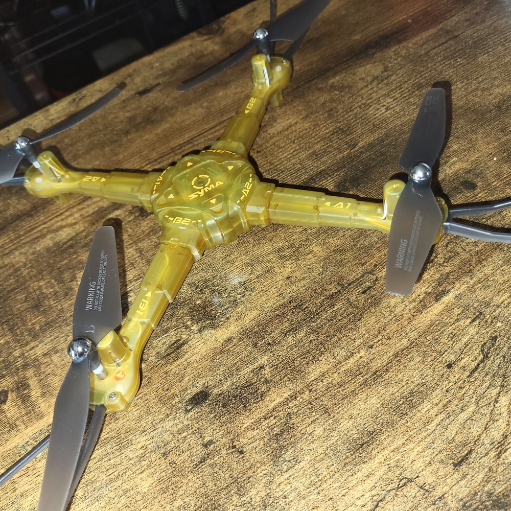 Drone with Black Propellers